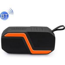 New Rixing NR-5019 Taşınabilir Bluetooth Hoparlör - Turuncu (Yurt Dışından)