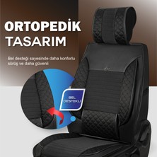 Stiloto Elit Model Serisi Ortopedik Tasarım Ful Set Oto Koltuk Kılıfı