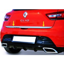 Fams Otomotiv Renault Clio 4 Krom Bagaj Alt Çıtası 2012> Paslanmaz Çelik (HB)