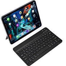 Duhaline Apple iPad 6. Nesil A1893-A1954 9.7" Uyumlu Bluetooth Tablet Klavyesi Mini Slim Şarjlı Kablosuz Klavye