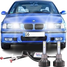 Fardoktoru   Bmw E36 LED Xenon Uzun Far Ampulü Photon Mono H1