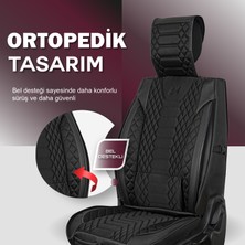 Stiloto Royal Model Tam Takım Ortopedik Tasarım Koltuk Kılıfı