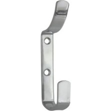 Beşel Çengel Metal Askı Büyük Krom 2 adet