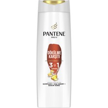 Pantene 3'ü 1 Arada Şampuan, Saç Bakım Kremi, Bakım Kürü Dökülme Karşıtı 400 ml