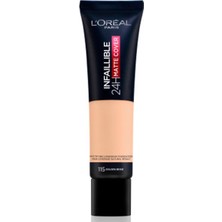 L'Oréal Paris Loreal Paris Infaillible 24H Matte Cover Kapatıcı FONDÖTEN-115 Golden Beige 30ML