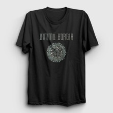 Presmono Unisex Siyah Pentagram V2 Dimmu Borgir T-Shirt