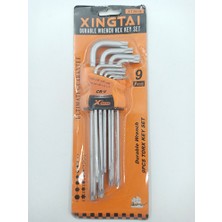 Xingtai Torx Anahtar Seti 9 Parça Delikli Orjinal Ürün Profesyonel Uzun