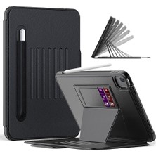 MobaxAksesuar Apple iPad Air 5 10.9" 2022 M1 Kılıf Multifunction Leather Case A2589 A2591