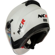 Ncr Unisex Güneş Vizörlü  Çenesiz Kask