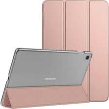 MobaxAksesuar Samsung Galaxy Tab A 8.0" T290 T295 T297 Kılıf PU Deri Smart Case Rose Gold