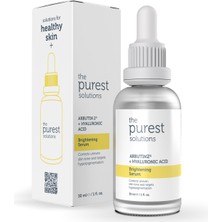 The Purest Solutions Leke Gidermeye Yardımcı Cilt Tonu Eşitleyici Cilt Bakım Serumu 30 ml Arbutin %2 + Hyaluronic Acid TPS103