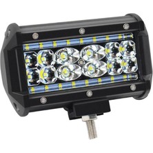 Knmaster Hügel 84W Bar Tipi LED Sis Farı Tekli Kırmızı Mavi