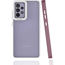 ZORE Galaxy A52 Kılıf Zore Mima Kenarları Renkli Silikon Kılıf