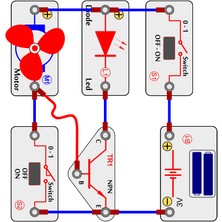 Mechabau Blok Devreler Elektronik Devre BC-135 135 Proje