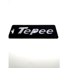 Behin Dizayn PEUGEOT UYUMLU Tepee Bagaj Yazısı 105mm-25mm