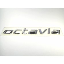 Behin Dizayn SKODA UYUMLU Octavia Bagaj Yazısı 182mm-19mm