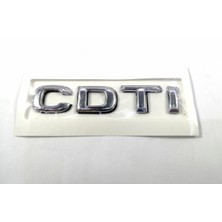 Behin Dizayn OPEL UYUMLU CDTI Bagaj Yazısı 97mm-18mm