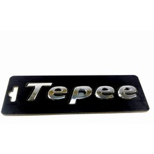 Behin Dizayn PEUGEOT UYUMLU Tepee Bagaj Yazısı 130mm-25mm