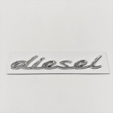 Behin Dizayn PORSCHE UYUMLU Diesel Yazı 110mm-18mm