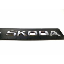 Behin Dizayn SKODA UYUMLU Bagaj Yazısı 156mm-22,5mm