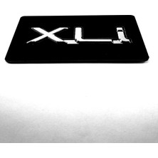 Behin Dizayn TOYOTA UYUMLU X.L.i Bagaj Yazısı Yapıştırma 90mm-20mm