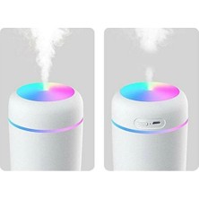 Bayındır Elektronik LED Işıklı Mini Ortam Oda Hava Nemlendirici ve Taşınabilir Buhar Makinesi H2O Humidifier