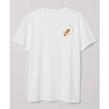 Finezza Garfield Baskılı Pamuk Beyaz T-Shirt L Beden - 970