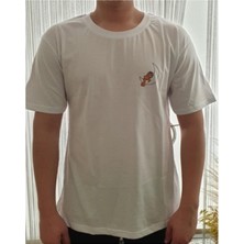 Finezza Garfield Baskılı Pamuk Beyaz T-Shirt L Beden - 970