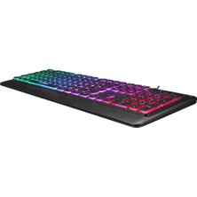 Everest KB-2025 Rtm Rainbow Aydınlatmalı Backlight Membrane Gaming Oyuncu Klavye Profesyonel Klavye