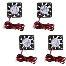 Flameer 4x Dc 12 V 40 mm Masaüstü Pc Bilgisayar Kasası Cpu Soğutucu Fırçasız Soğutma Fanı (Yurt Dışından)