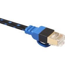 Flameer Cat7 Ethernet Kablosu Lan Ağı RJ45 Yama Kablosu Kordon Örgü Nas 10 Gbps 5 M (Yurt Dışından)