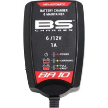 BS Battery BA10-AUTOMATIC Charger 6V/12V 1000MA Akü