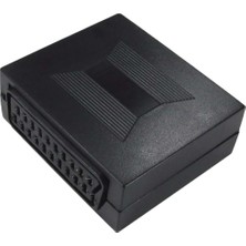 Flameer 21PIN Scart Kuplör Kablosu Marangoz Bağlayıcı Adaptörü Kadın Dişi Soket (Yurt Dışından)