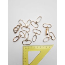 Be Beauty Altın Renginde Metal Klips Paris Çanta Kancası  Bir Pakette 2 Adet