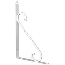 Flore Raf Altı Ferforje Büyük Beyaz 15CMX23CM