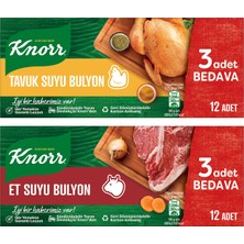 Knorr Et Suyu + Tavuk Suyu Tablet Bulyon 2'li Paket