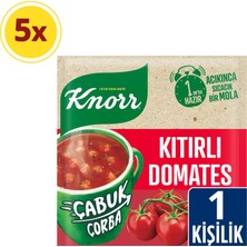 Knorr Çabuk Çorba Serisi Kıtırlı Domates Çorbası 22 gr x 5