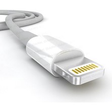 Dark 1 Metre Ipad/ipad Mini/iPhone Uyumlu 5 / 6 Lightning 8pin USB Şarj ve Data Kablosu (Beyaz) (DK-AC-IPCB100LT)