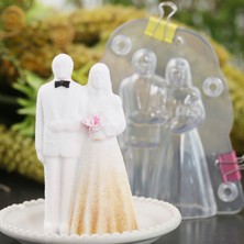 Pastry Planet 3D Gelin Damat Polikarbon Çikolata Kalıbı