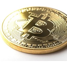 Epazzar  10 Adet Bitcoin Madeni Hatıra Parası Dekoratif Metal Sikke