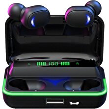 Torima E10 Oyuncu Rgb 5.1 Wireless 800mAh Powerbank Özellikli Kablosuz Bluetooth Kulaklık E10-MİPODS