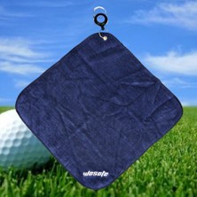 12X12 '' Mikrofiber Golf Havlu Ter-Emici Silme Bezi Spor Koyu Mavi(Yurt Dışından)