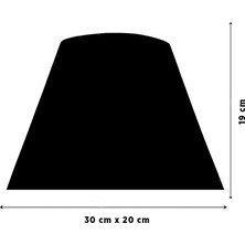Minimal Viscose Koni Abajur Başlığı