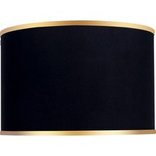 Minimal Viscose Silindir Abajur Başlığı