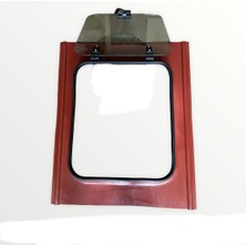 Metaline Çatı Çıkış Kapağı Kırmızı Renk Ebat 78x88 cm Kiremit Uyumlu