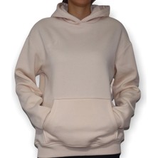 Sweatshirt Kapuşonlu Pamuklu Oversize