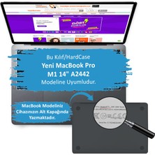 McStorey Macbook Pro Kılıf 14.2 inç M1-M2-M3-M4, Kristal (Touchbarsız 14" Pro) A2442 A2779 A2992 A2918 A3112 A3401 A3185 ile Uyumlu