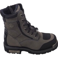 Harley Davidson Riddick Grey Gri Nubuk Kadın Bot