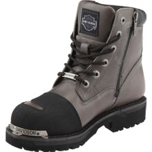 Harley Davidson Renshaw Grey Gri Deri Erkek Bot