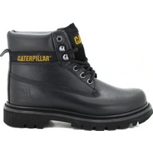 Caterpillar Colorado Black Siyah Deri Erkek Bot